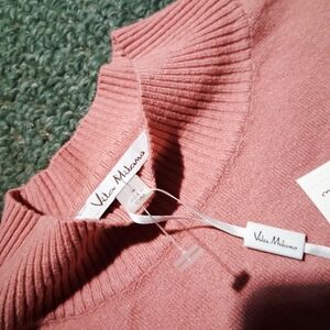 Milano Women's Dusty Rose Turtleneck Sweater